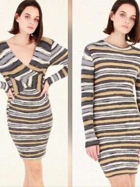Brisa Striped Reversible Dress